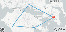  4 jours en Grèce continentale avec Météores et Nauplie - 5 destinations 