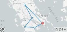  5 jours en Grèce continentale avec Météores et Nauplie - 6 destinations 