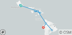  Hawaï avec Oahu et Maui (classique, avec la Grande Île, Intra Tour Air Hawaï 2 vols) - 14 destinations 