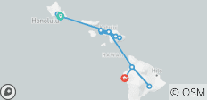  Hawaï avec Oahu et Maui (Classique, avec la Grande Île, Intra Trip Air Hawaï 2 vols) - 15 destinations 