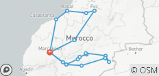  7 DÍAS EXPLORANDO LAS CIUDADES IMPERIALES DE MARRUECOS Y EL DESIERTO DEL SAHARA - CULTURA Y ARQUITECTURA DESDE MARRAKECH - 19 destinos 