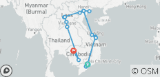  Grand tour de l\'Indochine - 19 destinations 