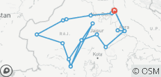 Rajasthan Panorama - 18 destinations 