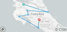  Colours of Costa Rica - 8 destinations 