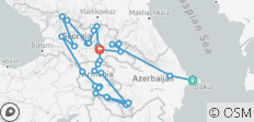  Georgië, Armenië &amp; Azerbeidzjan - 33 bestemmingen 