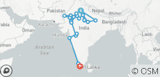  Grand Tour of India - 22 destinations 