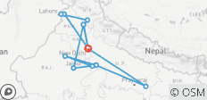  India by Rail - 14 destinations 
