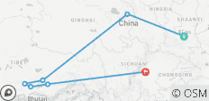  Tibetan Railroad - 7 destinations 