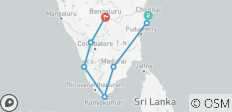  Southern India by Rail - 7 destinations 