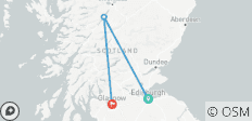  5-Day Edinburgh and Glasgow by Train - 3 destinations 