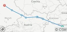  Découverte du Danube 2025 - 8 jours (from Budapest to Nuremberg) - 8 destinations 