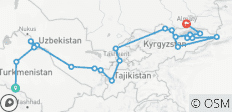  Silk Road Odyssey: The Five Stans Adventure and World Nomad Games 2026 (dates and exact itinerary tbc) - 21 destinations 