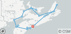  Trésors côtiers des Maritimes canadiennes - 19 destinations 