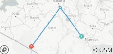  4 JOURS de participation à un groupe Safari au Kenya - 3 destinations 