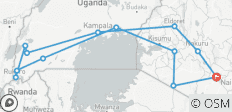  Gorillas &amp; Game Parks - 13 destinations 