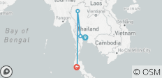  Viaje de 12 días a las Maravillas de Tailandia - 5 destinos 