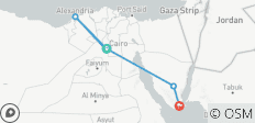  Piste de la Sainte Famille et merveilles classiques de l\'Égypte - 6 destinations 