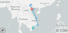 Expérience du Vietnam (avec la boucle de Ha Giang, l\'expérience du Vietnam au prix d\'un billet d\'avion) - 14 destinations 