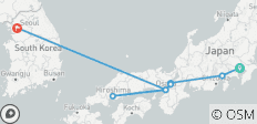  18 Días Japón y Corea del Sur Tour Clásico (guía y conductor privados）Family Tour Personalizable - 8 destinos 