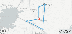  Hors d\'Afrique : Un luxueux safari aérien de 10 jours au Kenya - 6 destinations 