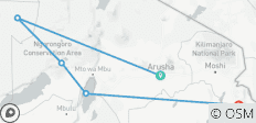  LUXURY 7 DAYS TANZANIA NORTHERN CIRCUIT - 7 destinations 