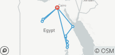  Aventure familiale en Égypte Désert du Sahara, croisière sur le Nil et Hurghada - 12 destinations 