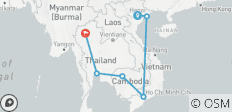  15-tägige Das Beste von Thailand, Kambodscha und Vietnam Tour - 6 Destinationen 