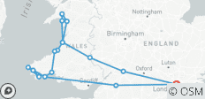  Circuit en petit groupe à la découverte du Pays de Galles au départ de Londres - 5 jours - 18 destinations 