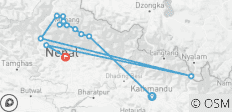  Circuit de l\'Annapurna avec trek au lac Tilicho - 13 destinations 