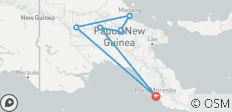  Papua New Guinea Cultural &amp; Adventure Discovery 10-Day - 7 destinations 