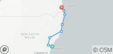  Sydney à Brisbane : 8 jours d\'excursion KOALA SELECT (en chambre double ou individuelle) - 8 destinations 
