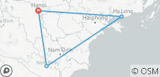  Ninh Binh To Halong Bay 2 Days 1 Night: Highlight Tour 2025-2026 - 4 destinations 