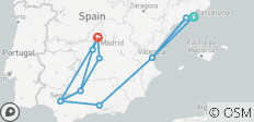 Highlights of Spain - 15 destinations 