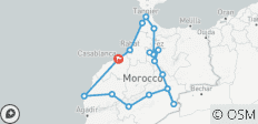  Private 12-days Authentic Tour from Casablanca via Sahara Desert, Fes &amp; Chefchaouen - 17 destinations 
