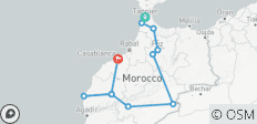 Tour 12 Days of Morocco departure from Casablanca - 12 destinations 