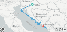  Kroatien im Detail Zagreb → Dubrovnik (2027) - 18 Destinationen 