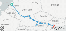  Magnifique Europe avec Budapest Amsterdam → Budapest (2027) - 14 destinations 