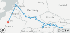  Magnífica Europa con París Budapest → París (2027) - 16 destinos 