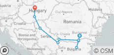  Balkan Juwelen Boekarest → Boedapest (2027) - 9 bestemmingen 