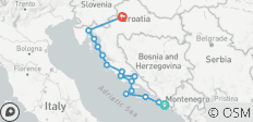  Kroatische Insel Entdeckung Dubrovnik → Zagreb (2027) - 16 Destinationen 