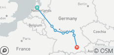  Points forts du Rhin et du Main Amsterdam → Munich (2027) - 8 destinations 