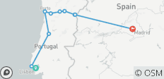  Les délices du Douro avec Lisbonne et Madrid Lisbonne → Madrid (2027) - 10 destinations 