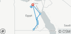  Ultimatives Ägypten Abenteuer Sahara Wüste &amp; Nil Fluss - 13 Destinationen 