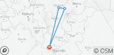  2 jours d\'ascension du Mont Kenya avec nuitée - Route de Sirimon - 4 destinations 