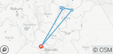  5 Days Mount Kenya Climbing- Sirimon Route - 5 destinations 