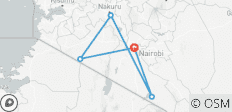  Masai Mara Interactive, Lake Nakuru &amp; Amboseli Safari 6D/5N - 5 destinations 