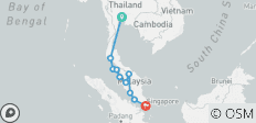  Island Hopping &amp; Big City Flair - Bangkok to Singapore - 10 destinations 