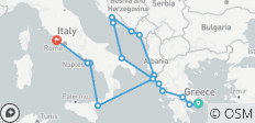  Discover Mediterranean Gems from Athens to Rome - 17 destinations 