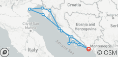  Découvrez le meilleur de la côte croate 2027 - 15 jours (including Biograd na Moru) - 13 destinations 