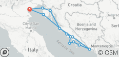  Découvrez le meilleur de la côte croate 2027 - 15 jours (including Sibenik) - 13 destinations 